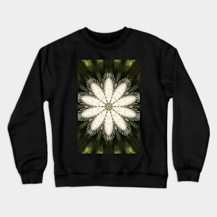 Unique Buttonbush flower kaleidoscope Crewneck Sweatshirt